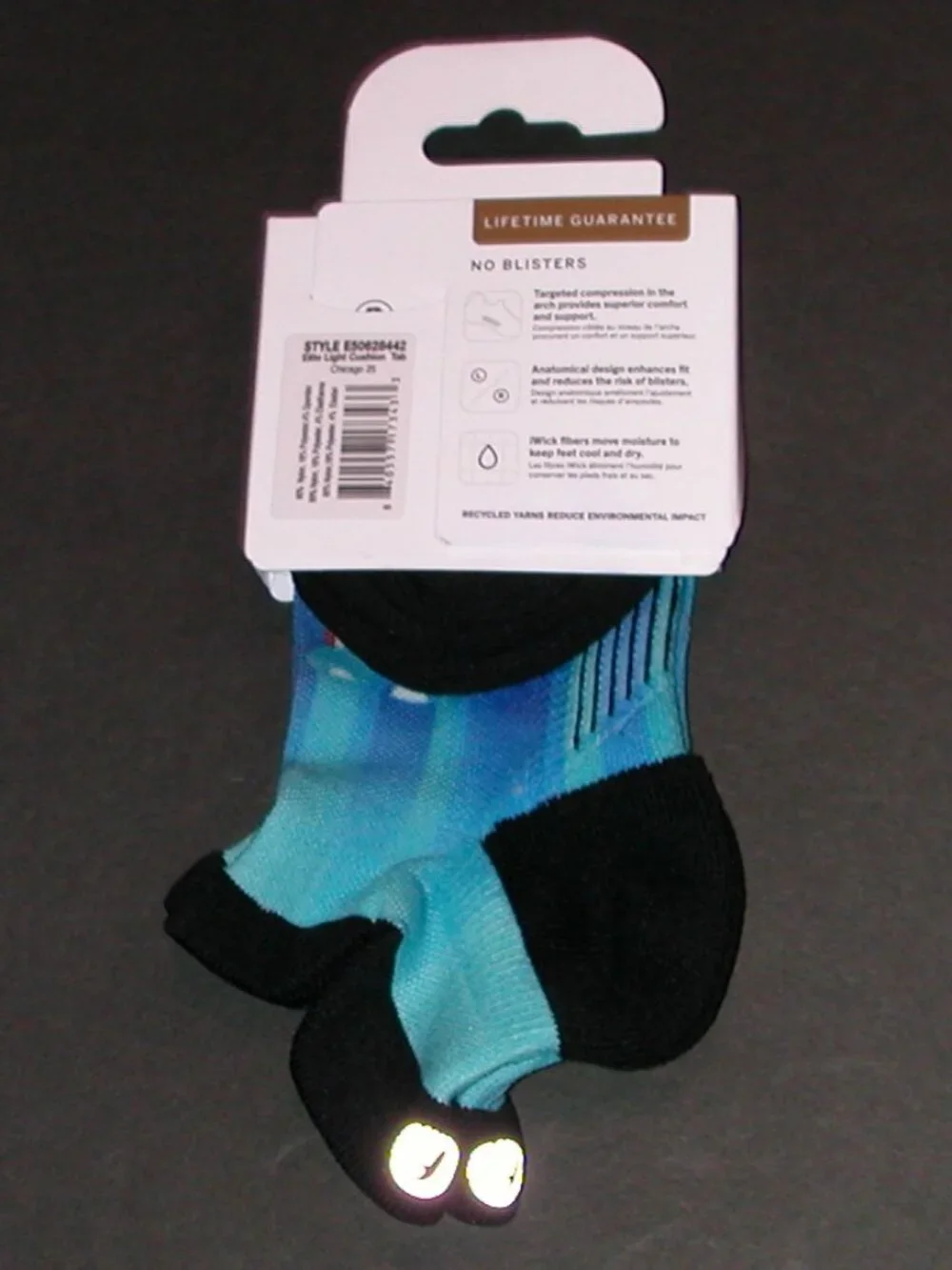 Feetures Elite Tab Socks Ltd. Ed. City Collection Chicago 25 NWT Women's Medium